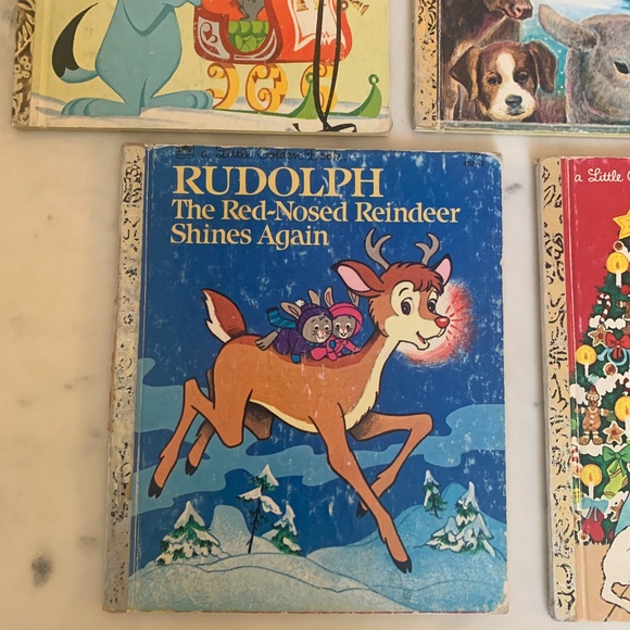 lot of 5 vintage Christmas books Little Golden Book - Picture 5 of 16